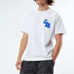 NEW PacSun Fiery LA Puff Graphic Boxy Cropped T-Shirt multiple sizes